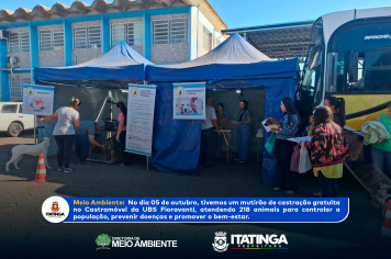 Mutirão de Castração em Itatinga
