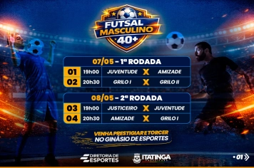 Campeonato Municipal de Futsal Veterano 40+ 2026