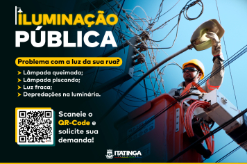 PROBLEMA COM A LUZ DA SUA RUA?