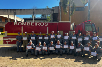 Bombeiros de Itatinga participam de cursos de capacitação