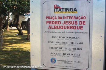 Inauguração da Praça da Integração 