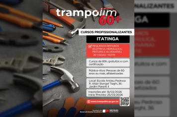 Oportunidade de Qualificação Profissional – Programa Qualifica SP 60+