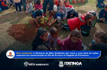 Dia da Árvore e início da Primavera em Itatinga