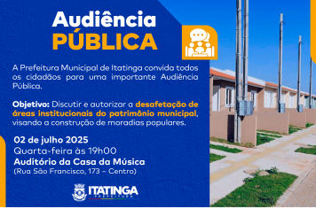 Audiência Pública: Transformando Espaços em Lares!