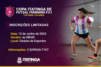 Copa Itatinga de Futsal Feminino 2025!