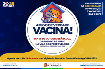  Vacinação Contra Raiva para Cães e Gatos em Itatinga 
