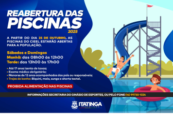 REABERTURA DAS PISCINAS DO CIEEL