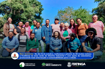 Integração entre as Hortas Comunitárias de Itatinga e do Distrito do Lobo