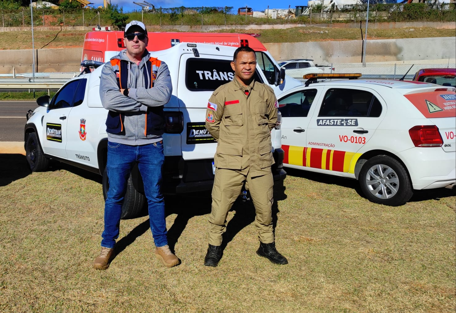Demutran, Bombeiro Municipal e Defesa Civil de Itatinga participam de simulado de acidente com produto perigoso e múltiplas vítimas