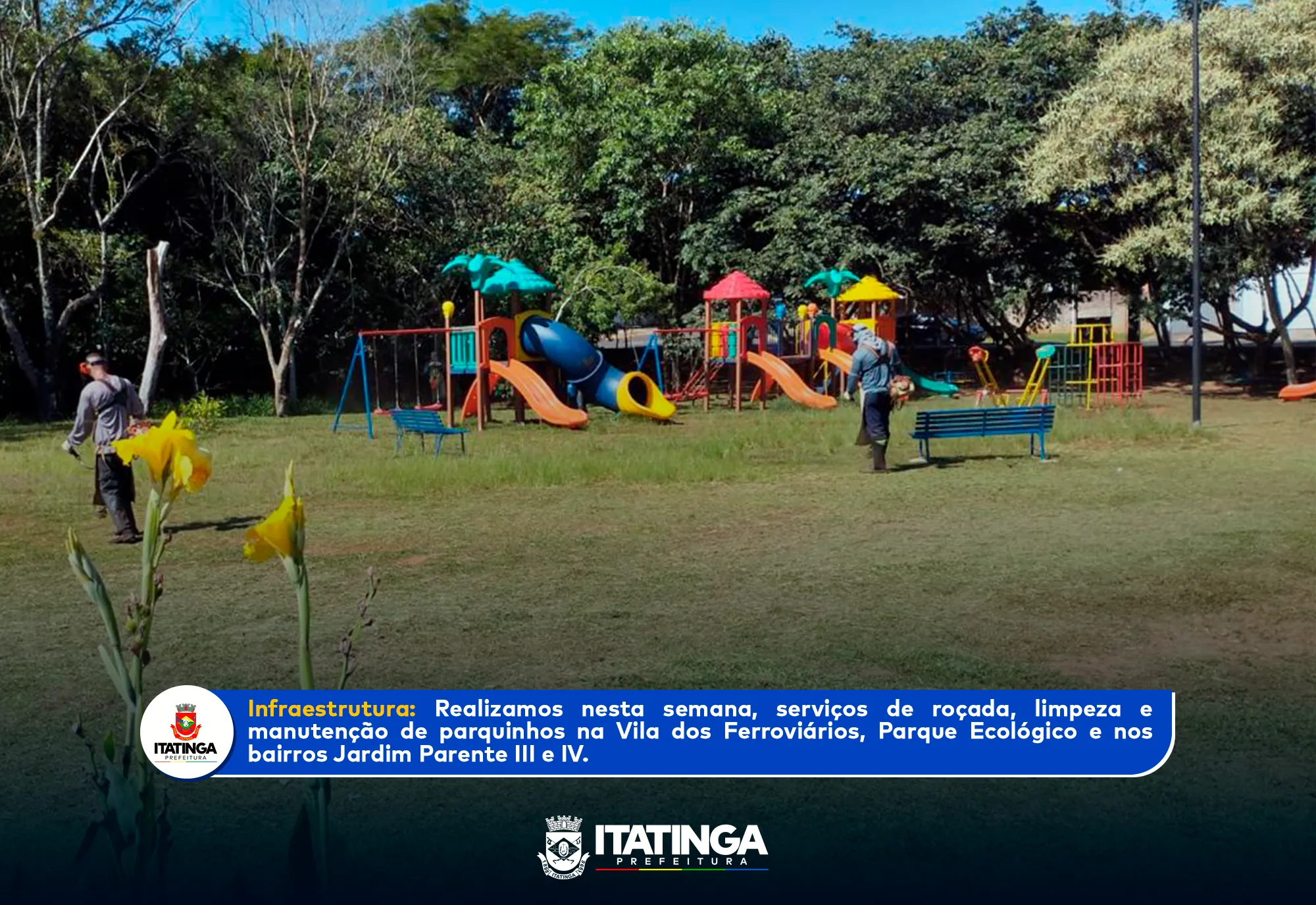 Prefeitura realiza serviços de zeladoria em bairros do município