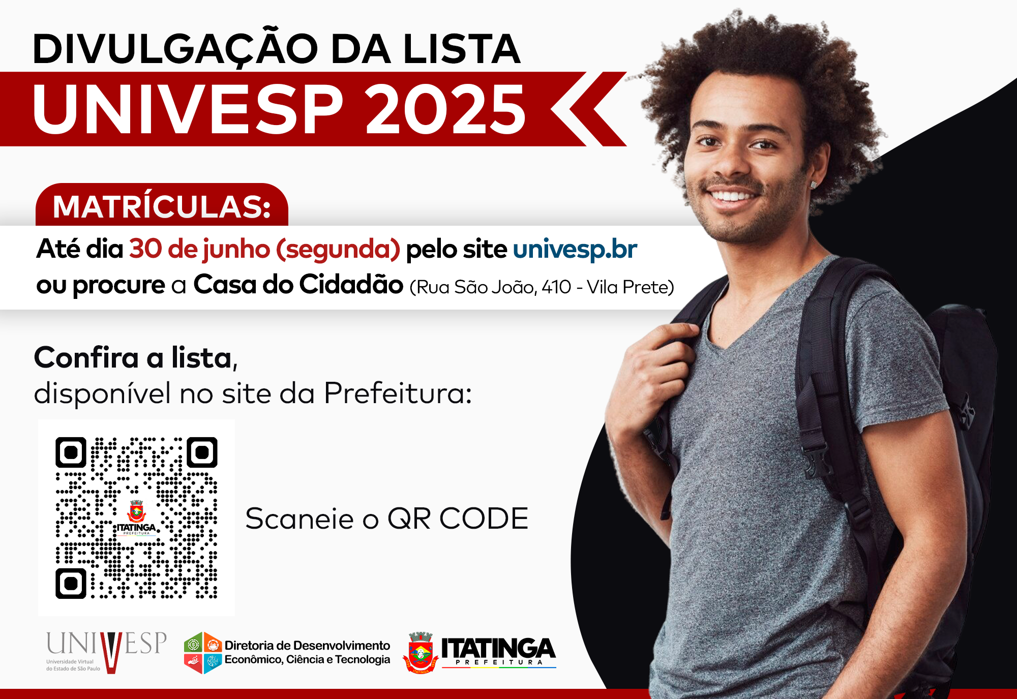 UNIVESP 2025 – PRIMEIRA CHAMADA DIVULGADA!