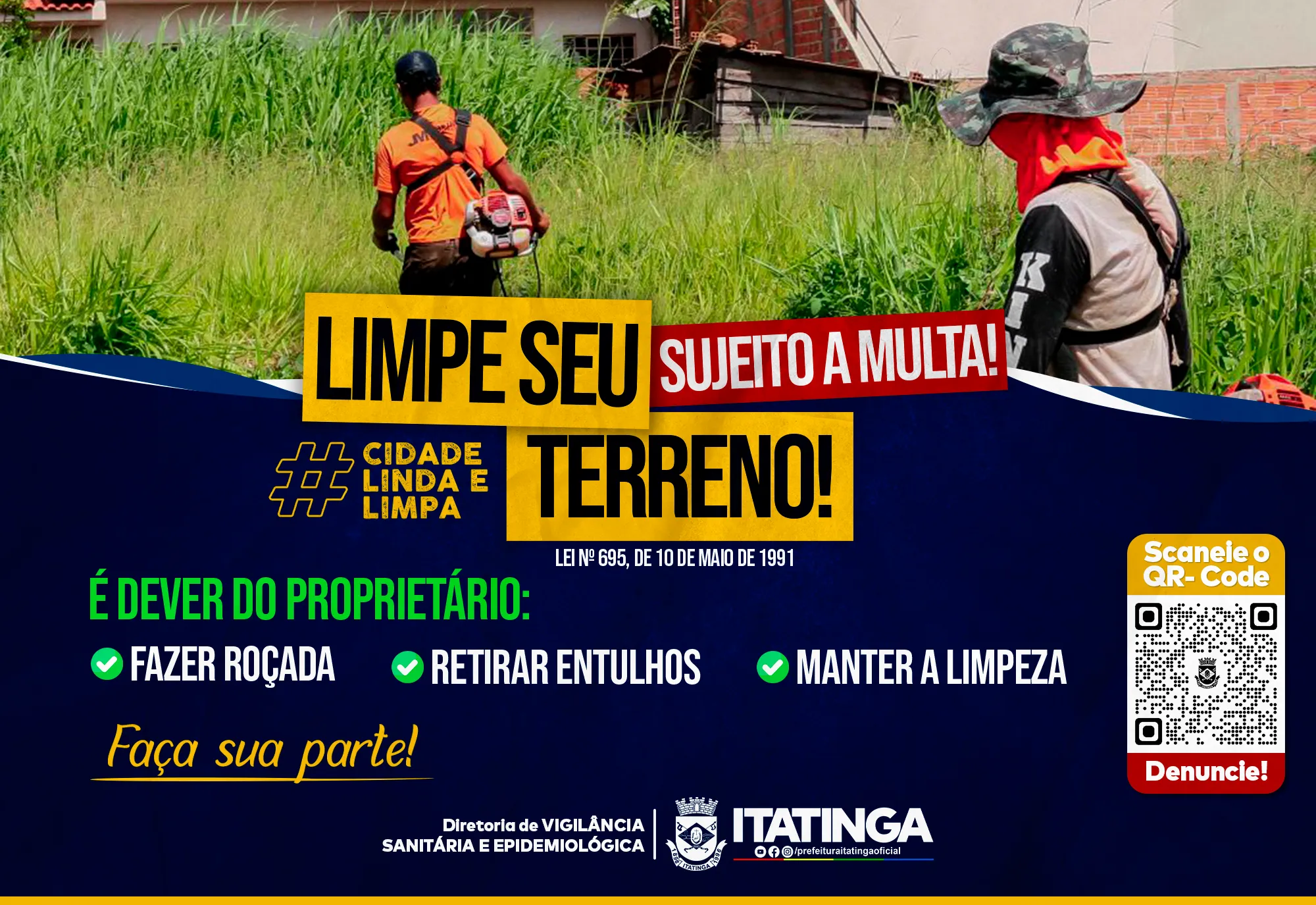 Notificação aos Proprietários de Terrenos