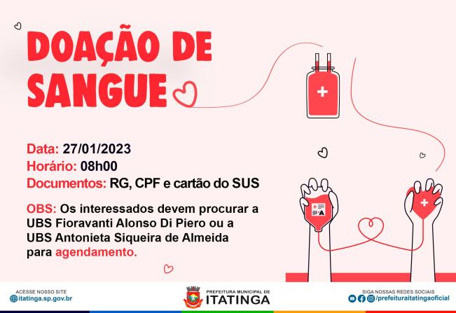DOAÇÃO DE SANGUE!