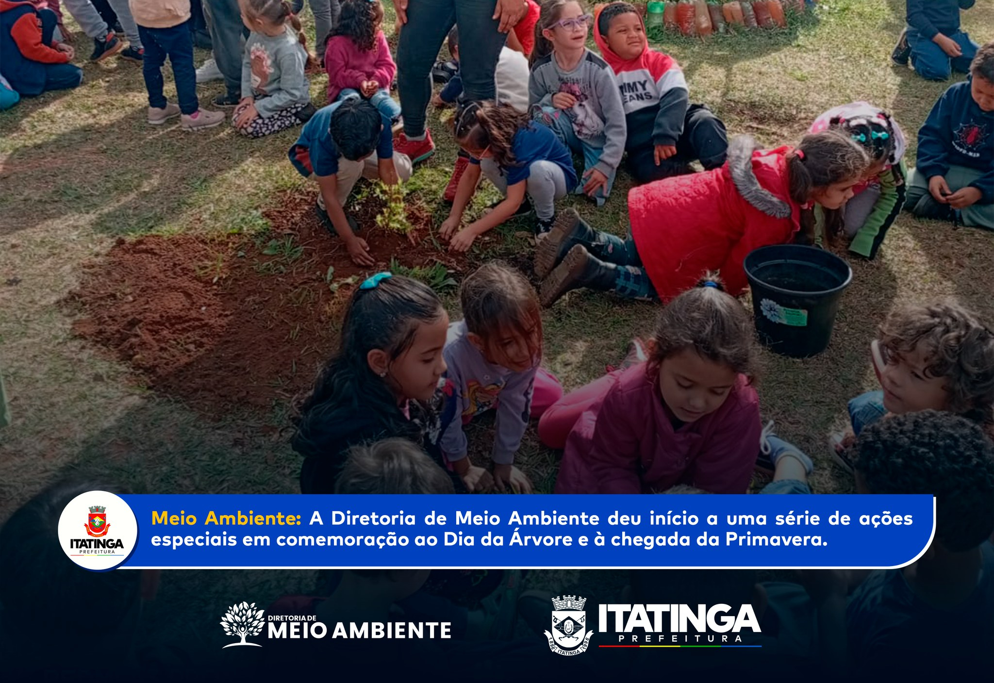 Dia da Árvore e início da Primavera em Itatinga