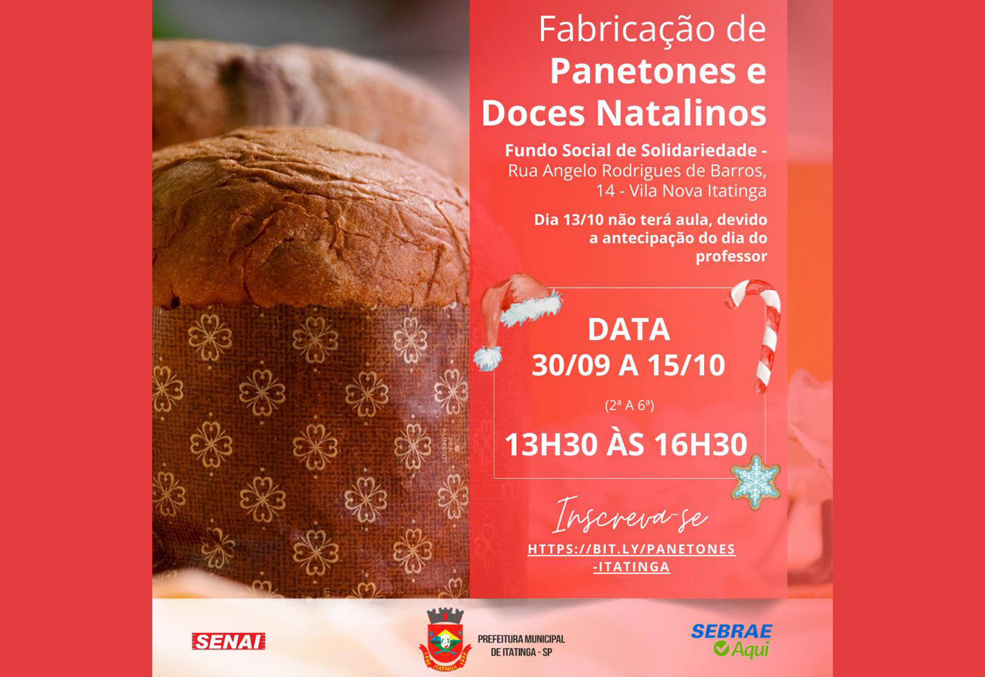 Fabricação de Panetones e Doces Natalinos 