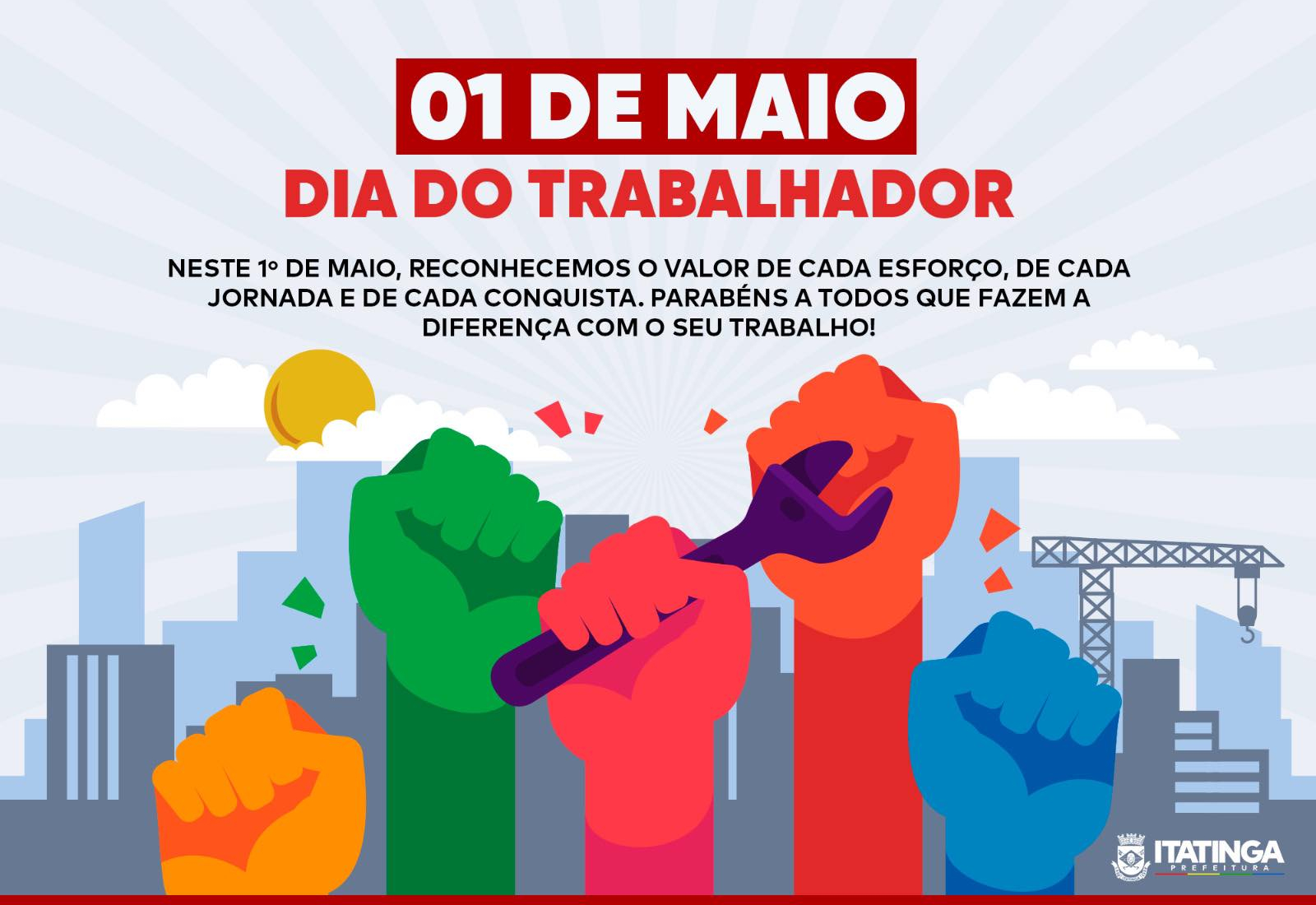 1º de Maio – Dia do Trabalhador