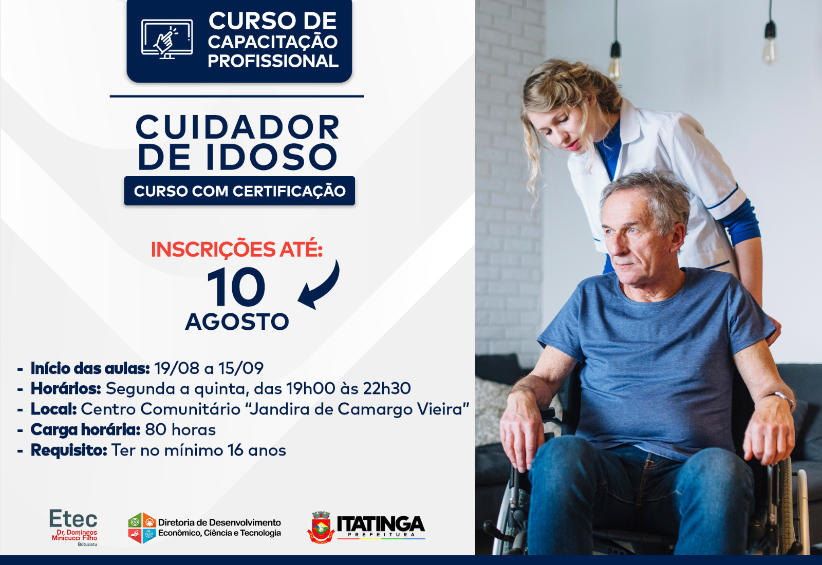 CURSO DE CUIDADOR DE IDOSO