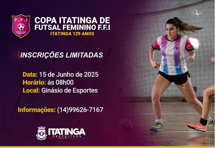 Copa Itatinga de Futsal Feminino 2025!