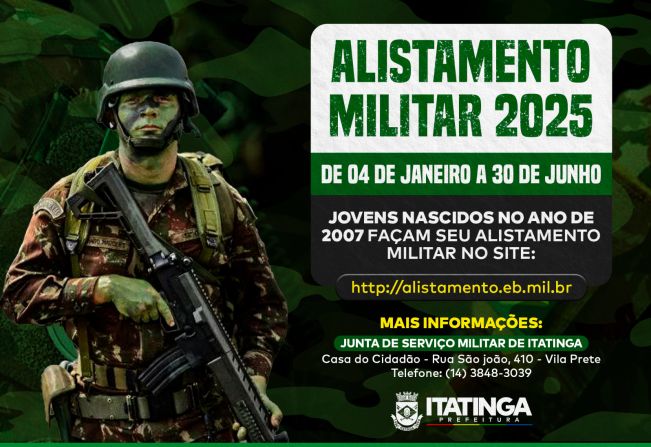 ALISTAMENTO MILITAR 2025