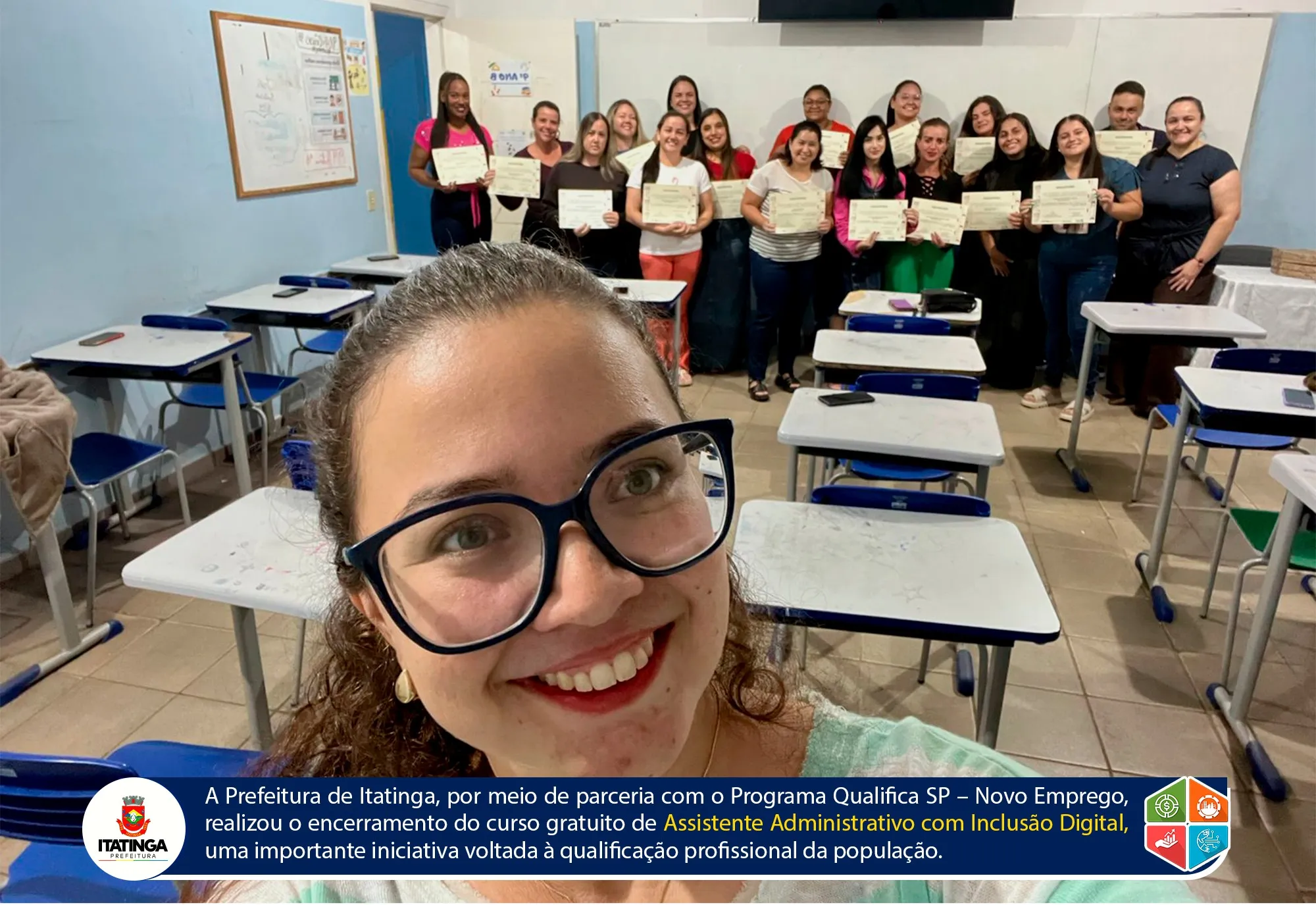 Encerramento do Curso de Assistente Administrativo com Inclusão Digital