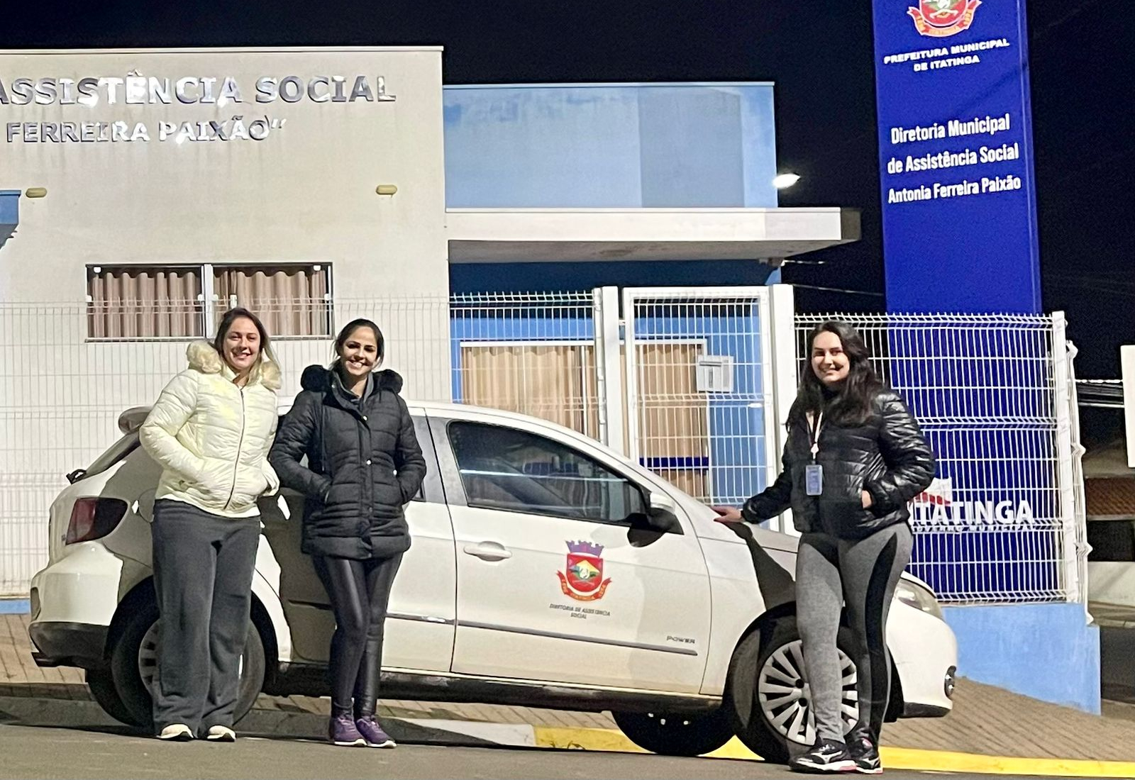 As noites estão frias!