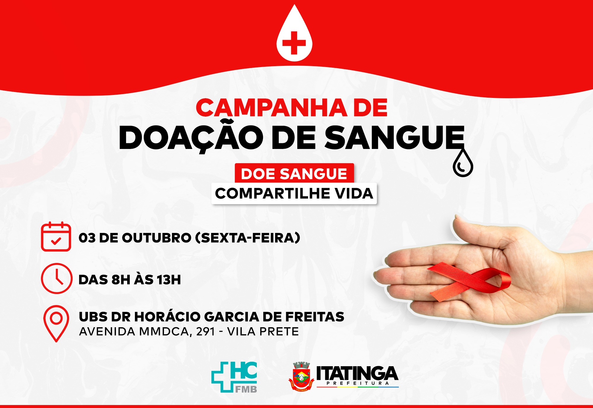 CAMPANHA DE DOAÇÃO DE SANGUE