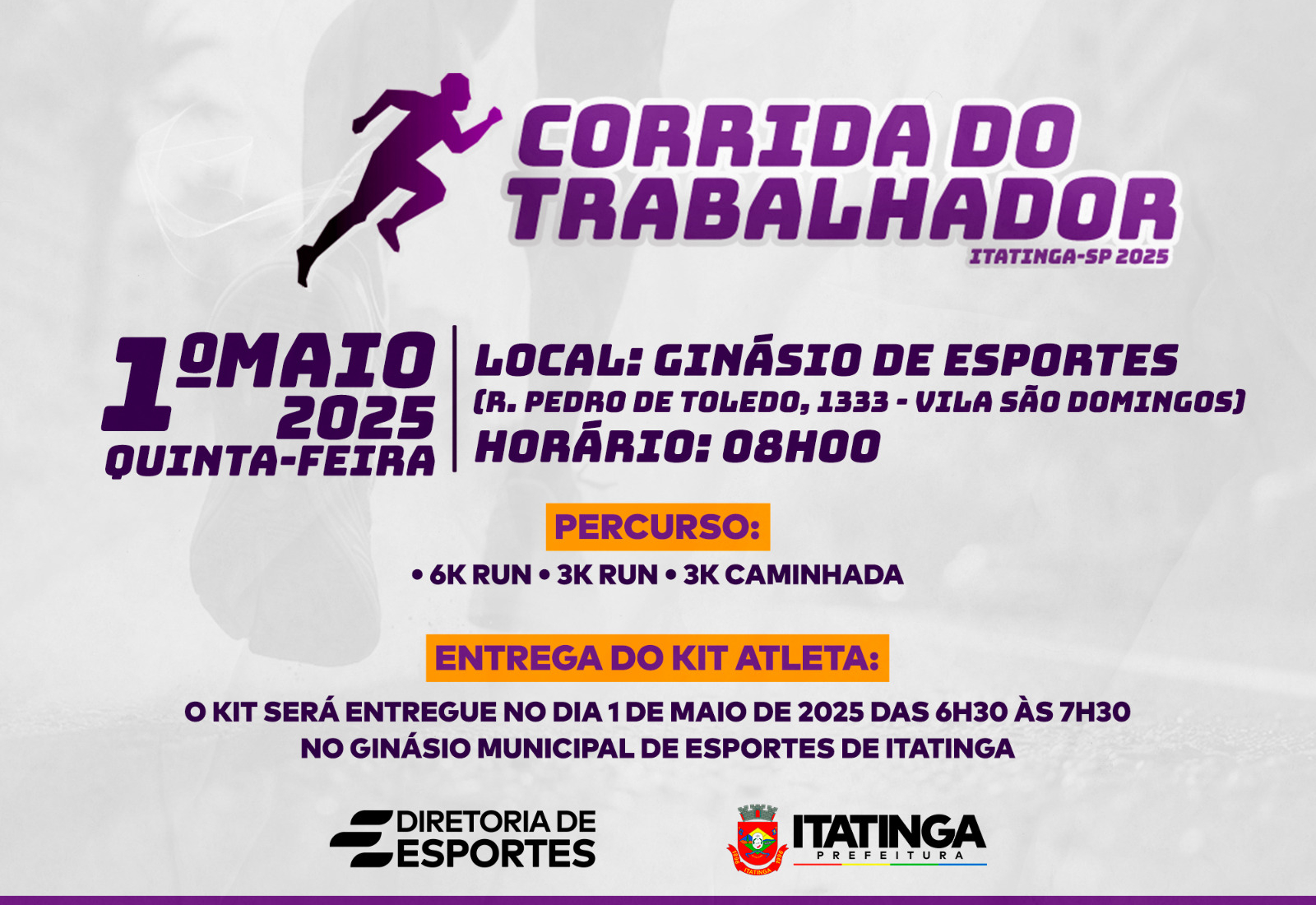 Vem aí a Corrida do Trabalhador 2025! 