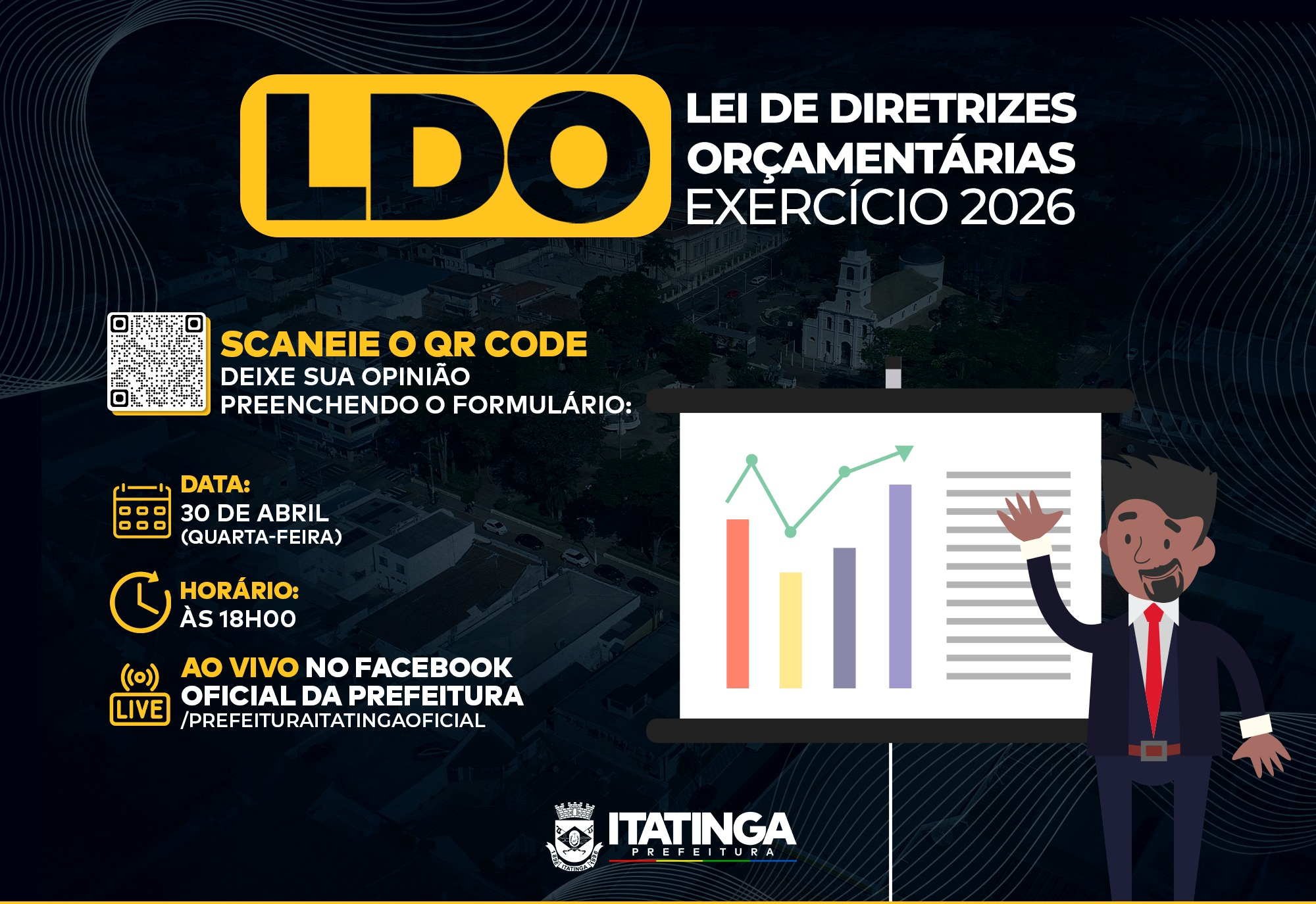 Participe da construção do futuro da nossa cidade!