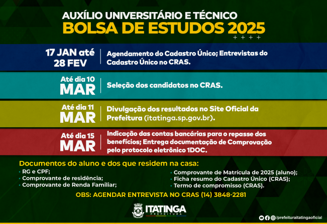 ATENÇÃO ESTUDANTES ⚠️
