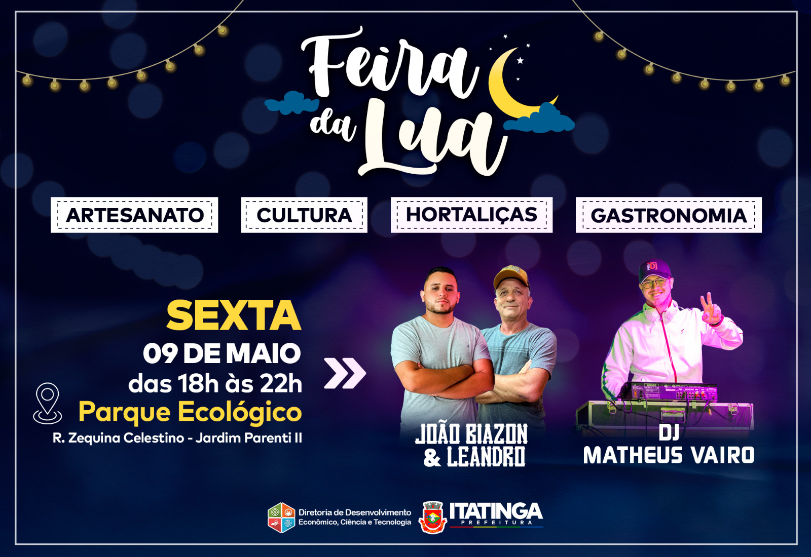 FEIRA DA LUA NESTA SEXTA