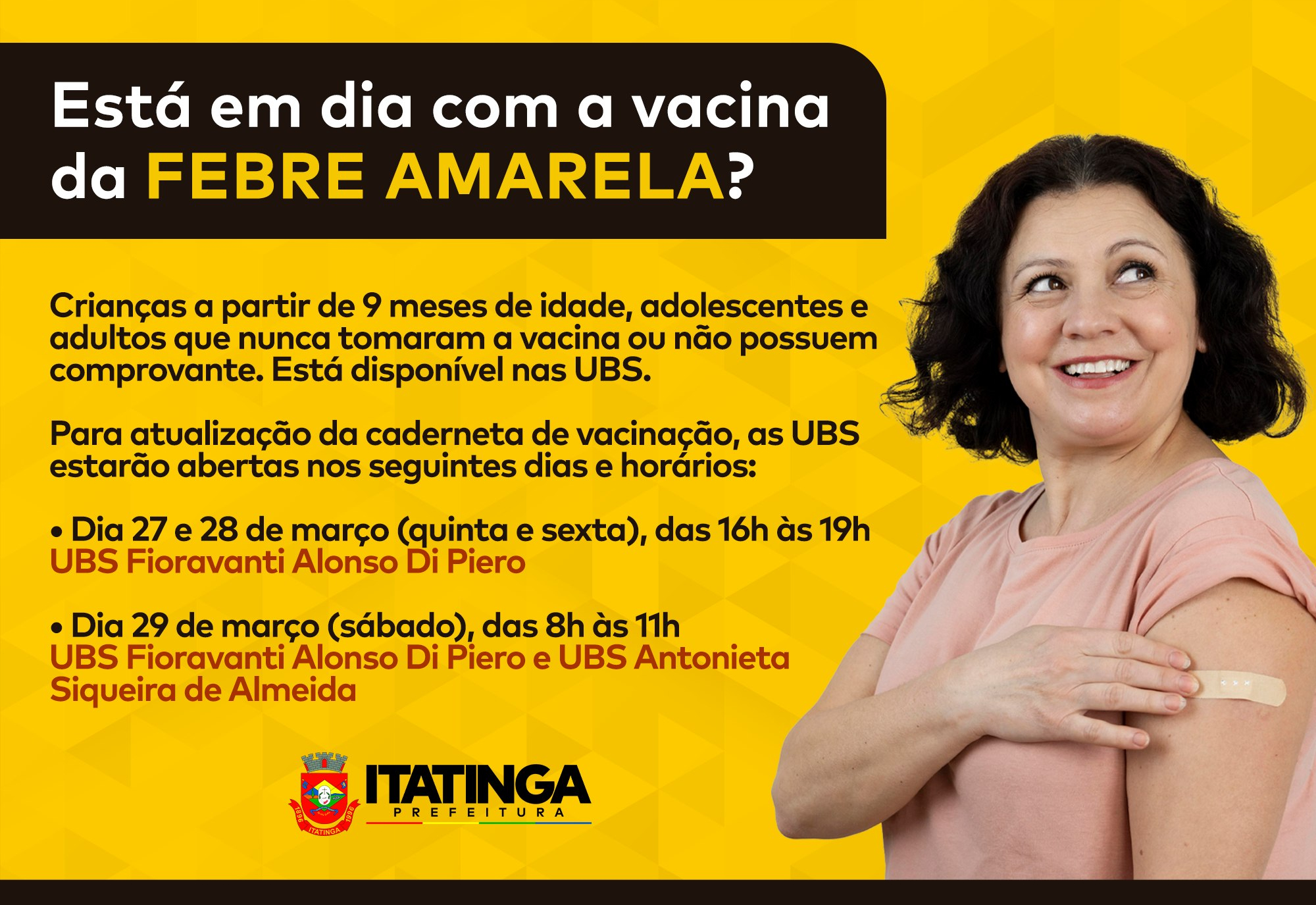 Atenção, população! 