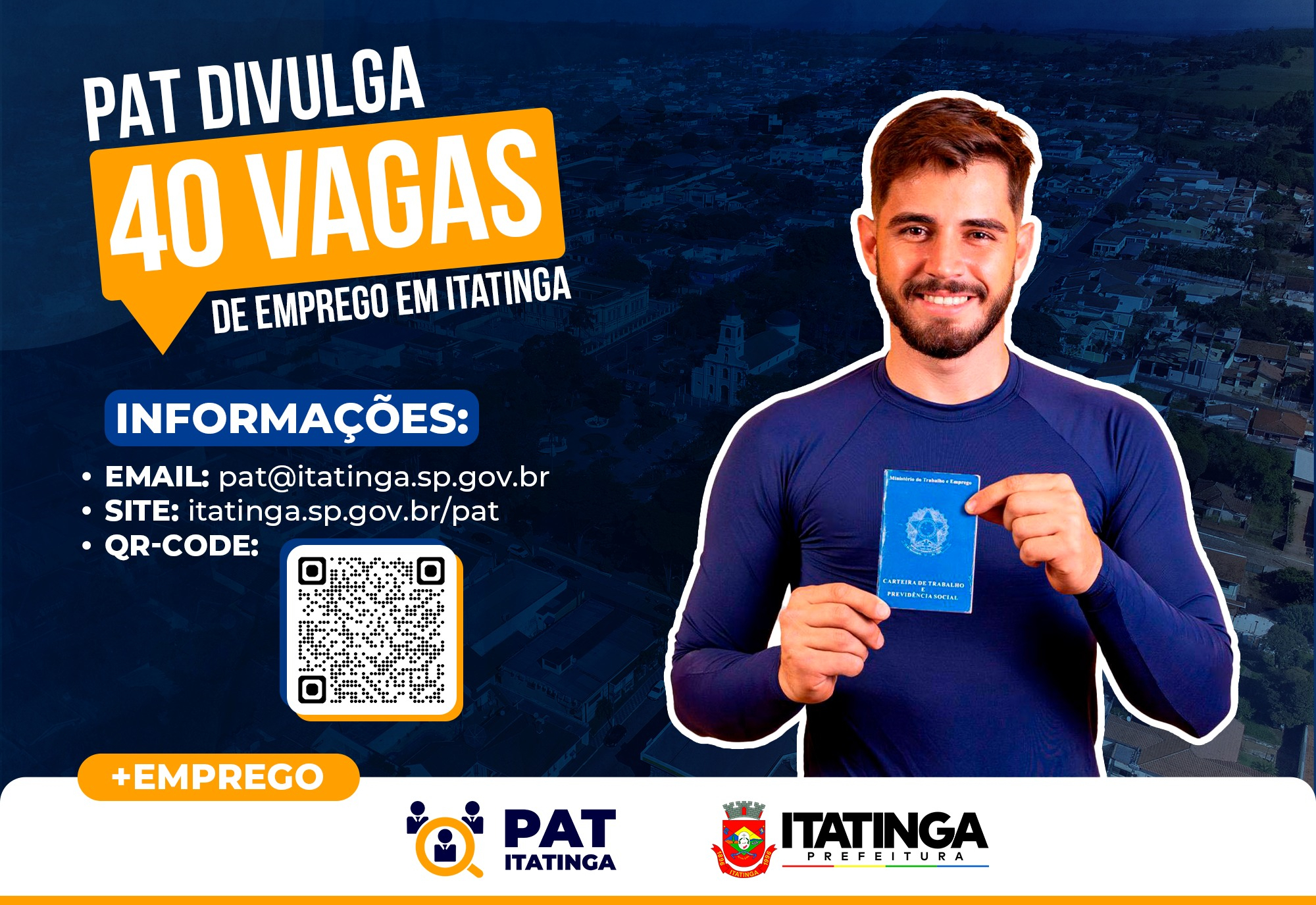 OPORTUNIDADE DE EMPREGO EM ITATINGA!